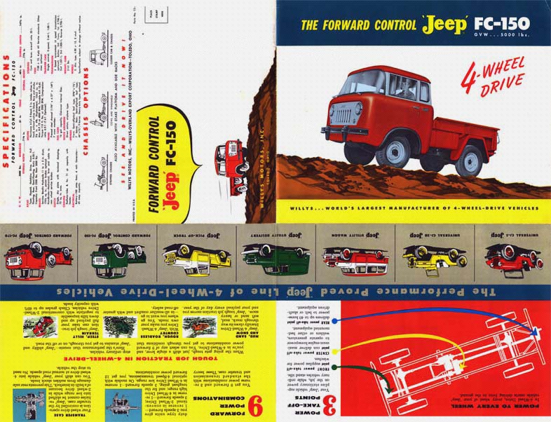 1957 Jeep FC-150 Brochure Page 1